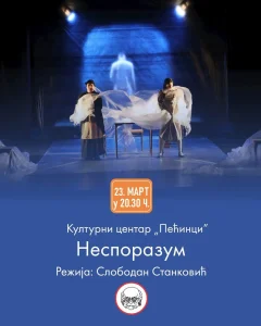 Novi festivalski uspeh predstave &bdquo;Nesporazum&ldquo; &ndash; selekcija za &bdquo;Vitine dane&ldquo; u Velikoj Plani