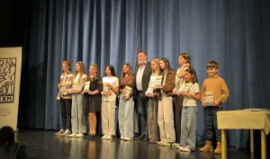 Vanja Gajić i Tamara Damjanović na Pokrajinskoj smotri recitatora