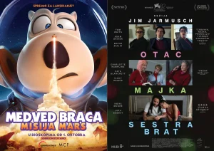 U petak dva filmska naslova u Pećincima: &bdquo;Medved Braca &ndash; Misija Mars&ldquo; za najmlađe i novi film Džima Džarmu&scaron;a